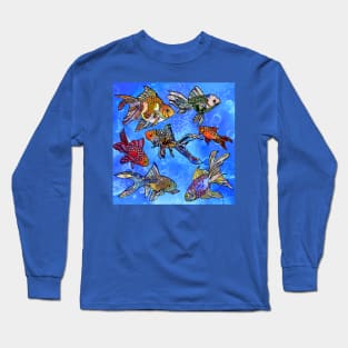 Wild Fancy Fish Long Sleeve T-Shirt